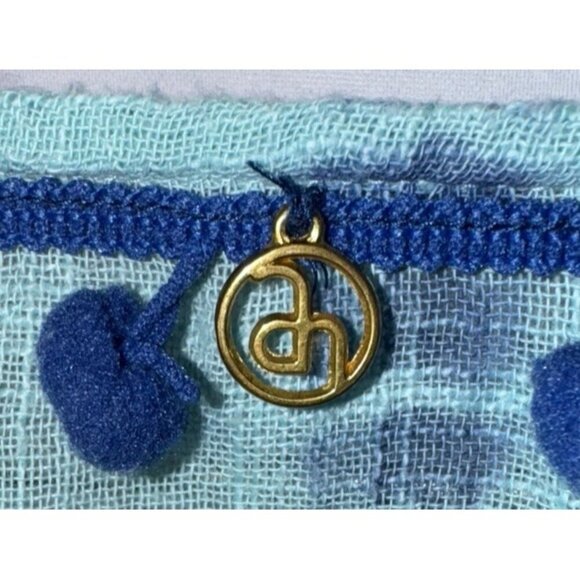 AMITA NATIHANI V-Neck Swim Cover-Up Tunic Top Tie-Dye Cotton Women's Medium - Picture 8 of 8